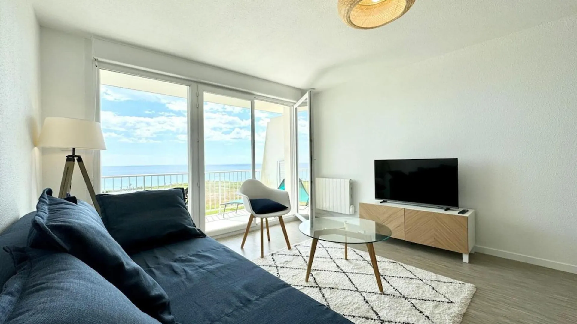 Sublime T2 Refait A Neuf - Vue Mer 180 - Piscine Guidel Apartment