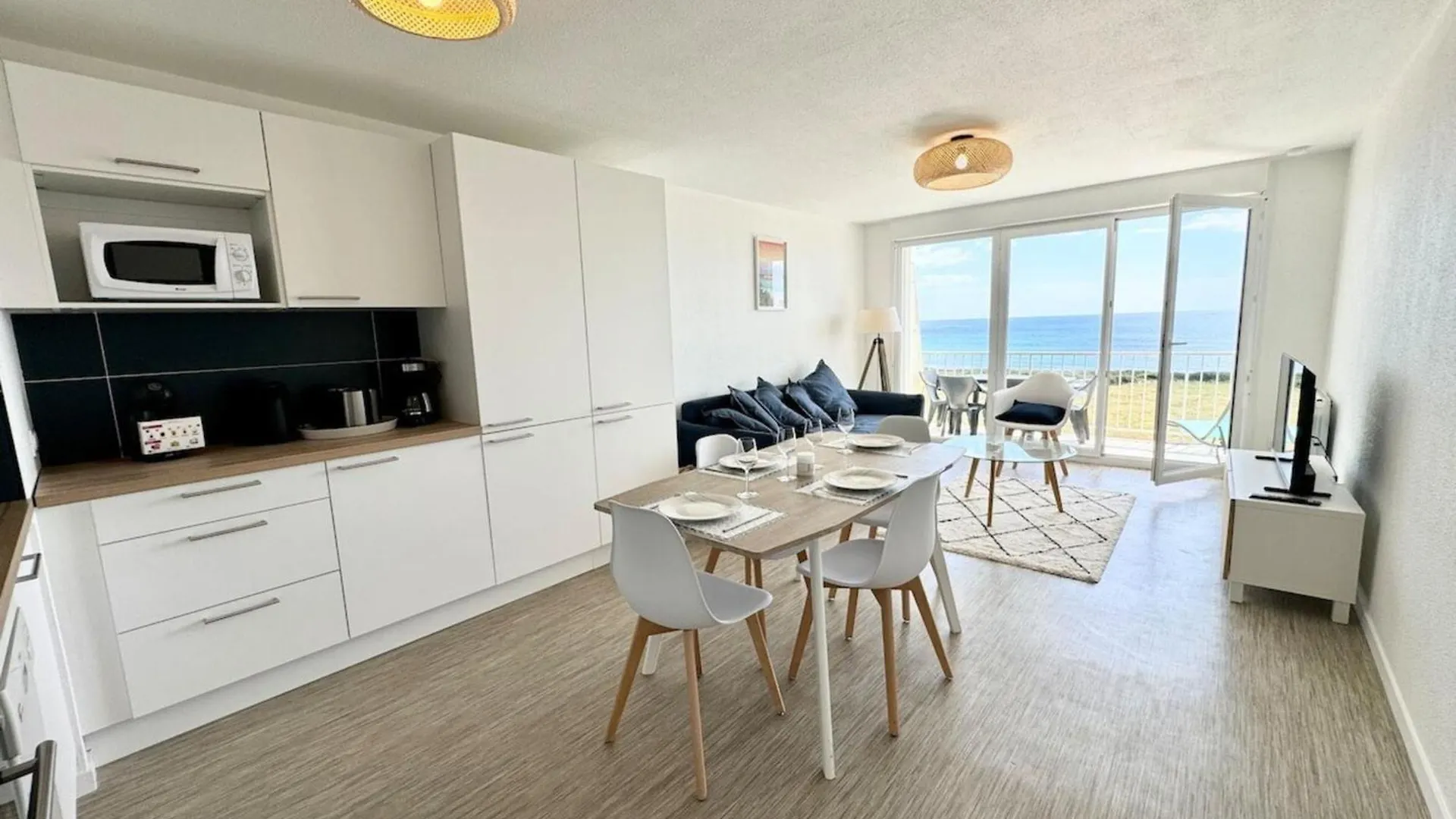 Apartment Sublime T2 Refait A Neuf - Vue Mer 180 - Piscine Guidel