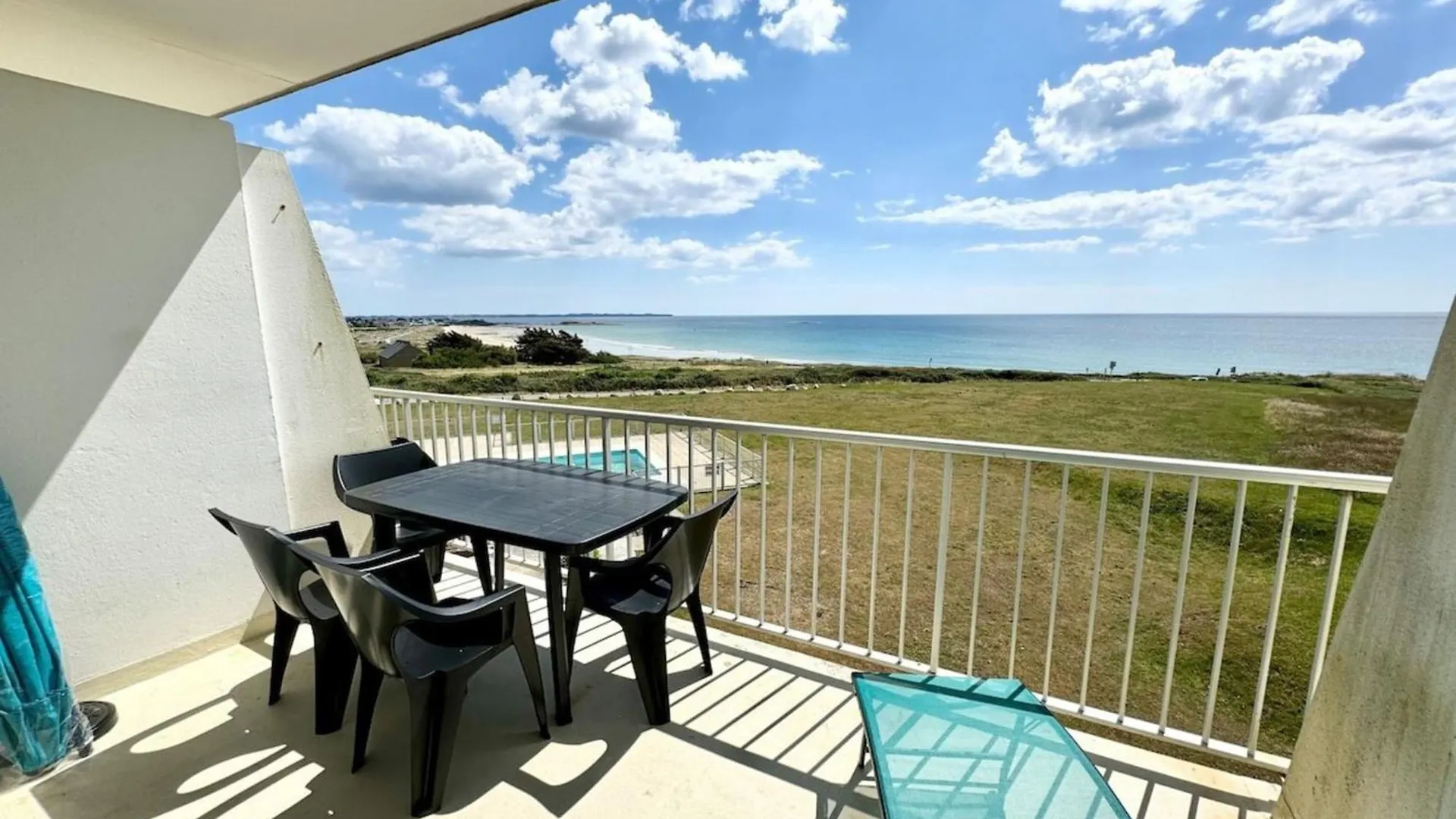 Sublime T2 Refait A Neuf - Vue Mer 180 - Piscine Guidel Apartment